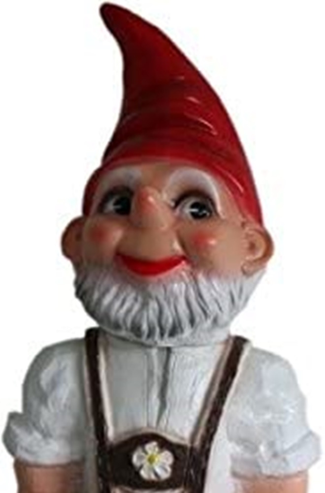 Gartenzwerg Seppel Figur XXL-Zwerg stehend H 80 cm großer Deko Zwerg Gartenfigur Kunststoff