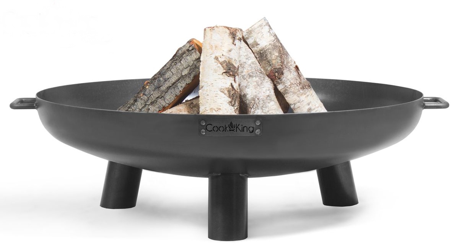 Feuerschale "Bali" Ø 100cm Feuerstelle für den Garten aus Stahl Feuerkorb als Wärmequelle oder Grill