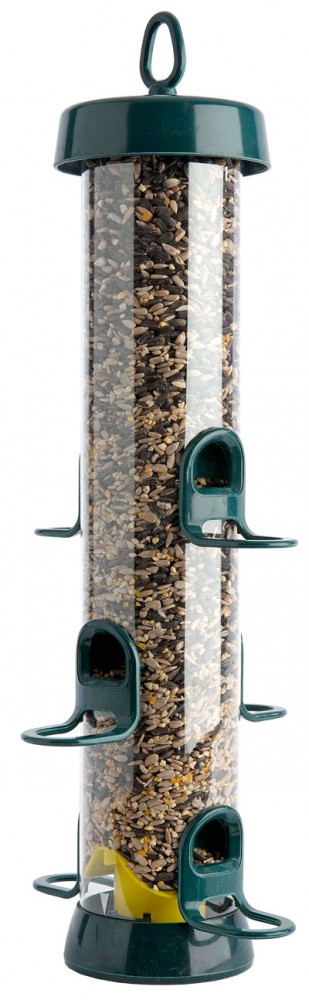 Naturschutzprodukt Futtersäule Big Easy mit Futterteller Metall Futterstation H 50 cm Inhalt 2,2 l