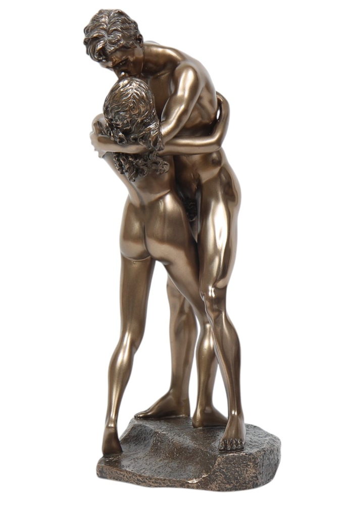 Deko Figur Body Talk Kollektion Lovers Paar Die Liebenden in Umarmung H 29 cm Skulptur Figur