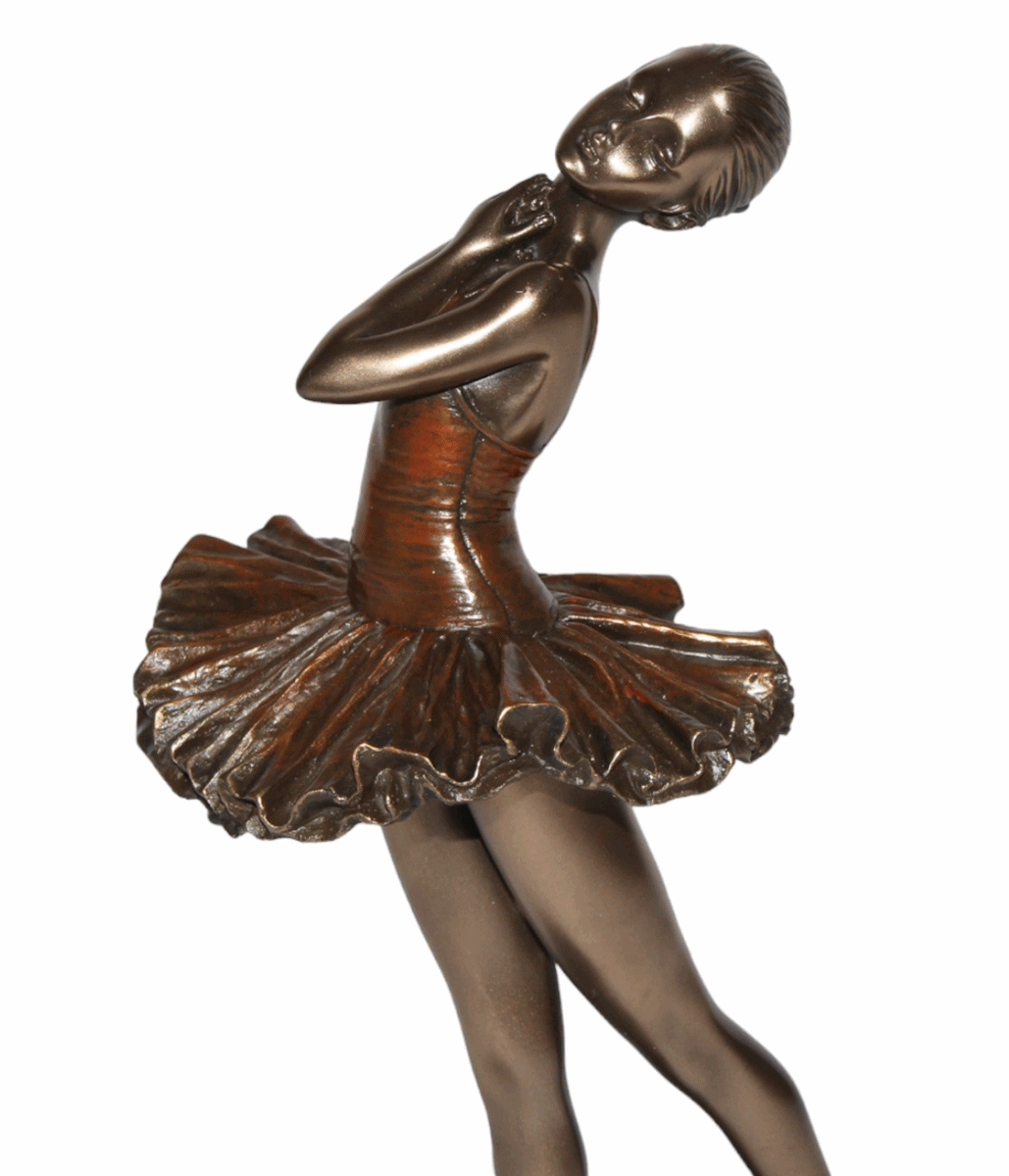 Deko Figur Body Talk Kollektion Ballerina Mädchen H 24 cm Skulptur Figur Ballett Tanz Tänzerin