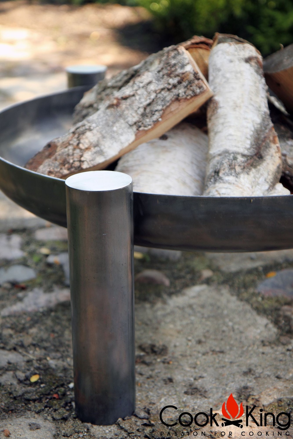 Feuerschale "Palma" Ø 60 cm Feuerstelle für den Garten aus Stahl Feuerkorb als Wärmequelle oder Gril