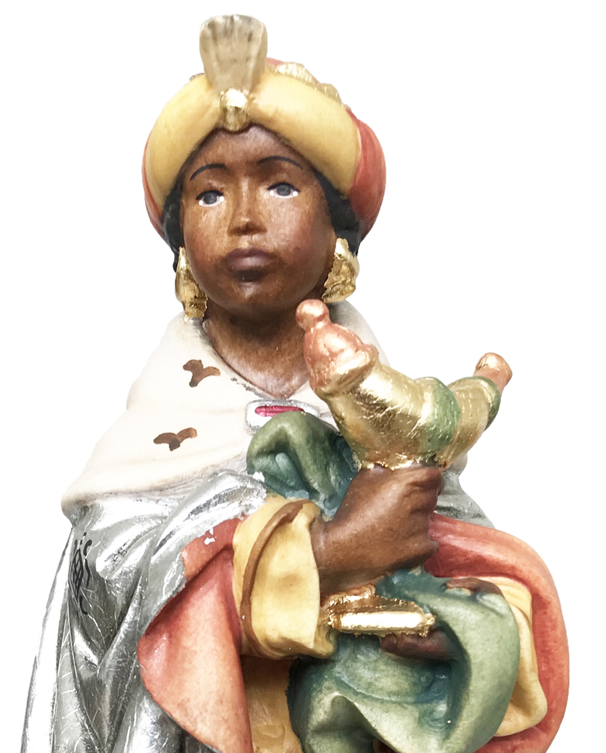 Krippenfigur Matteo Kollektion Heilige Drei Könige Caspar Holzfigur Holzstatue Statue aus Ahornholz