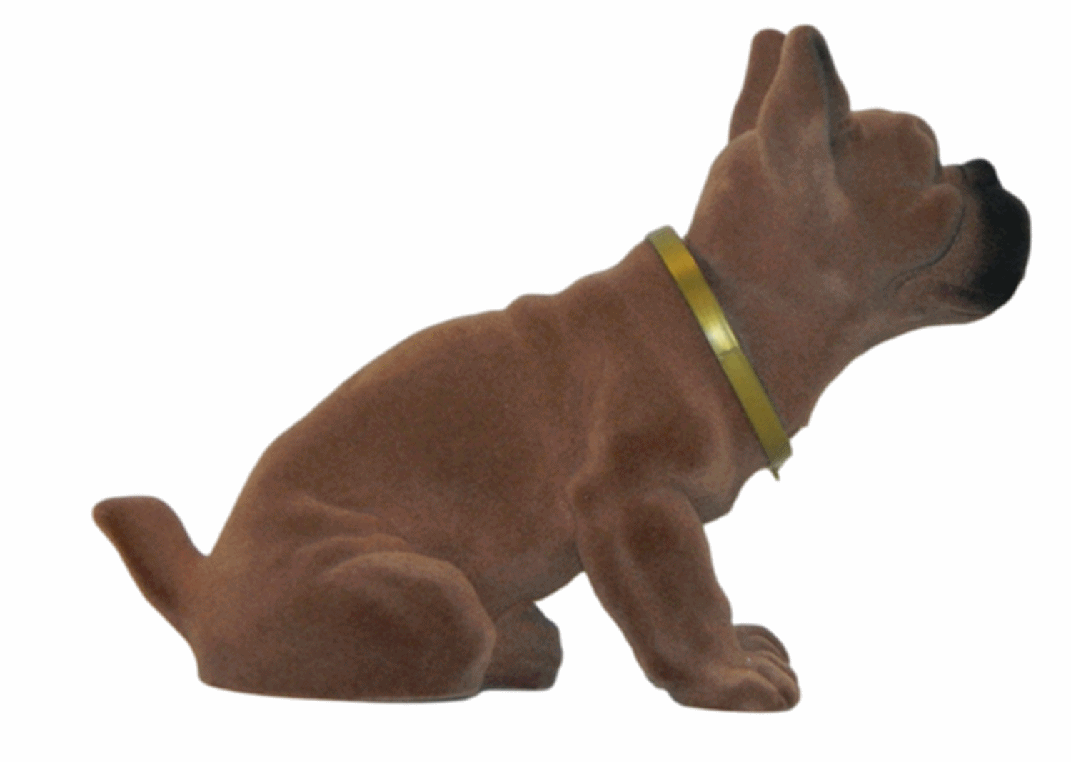 Wackel Figur Hund Boxer Wackelfigur H 20 cm groß Dekofigur mit Wackelkopf