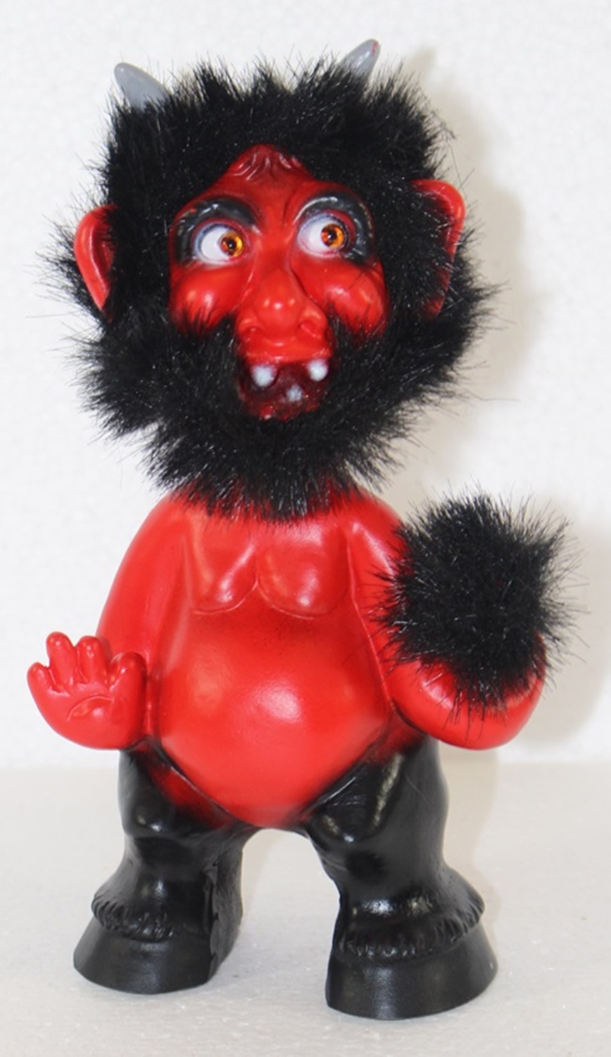 Souvenir Wackel Figur Teufel groß H 26 cm Wackelfigur Original mit Wackelkopf