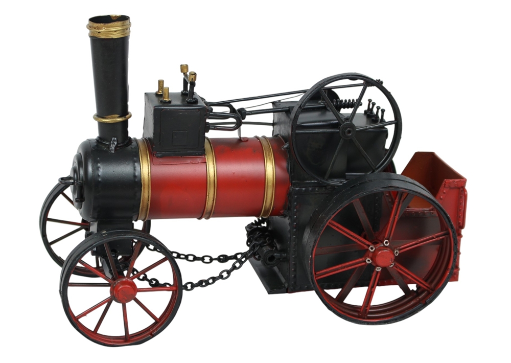 Blechmodell Nostalgie kleine Dampflokomotive L 30 cm Deko Lokomotive Retro Modelllokomotive