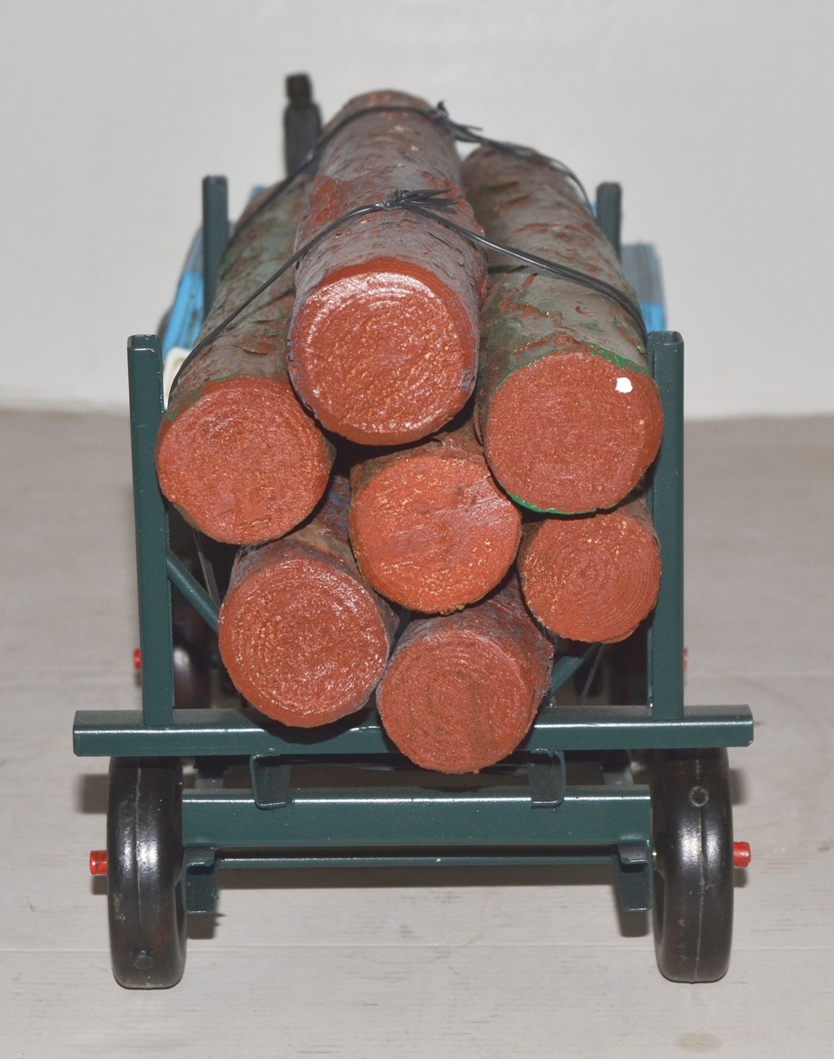 Traktor-Lanz-Oldtimer-Blechmodell-Trecker-Holzanhaenger-ini37071.37718.4