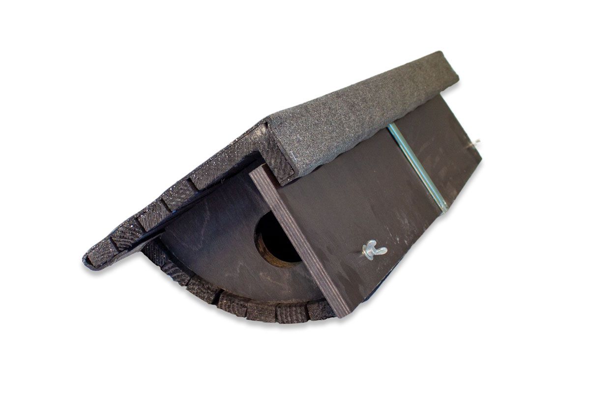 Naturschutzprodukt Steinkauzröhre Typ Nr. 22 Schaukelröhre mit Marderschutz durch Geruchsstoff