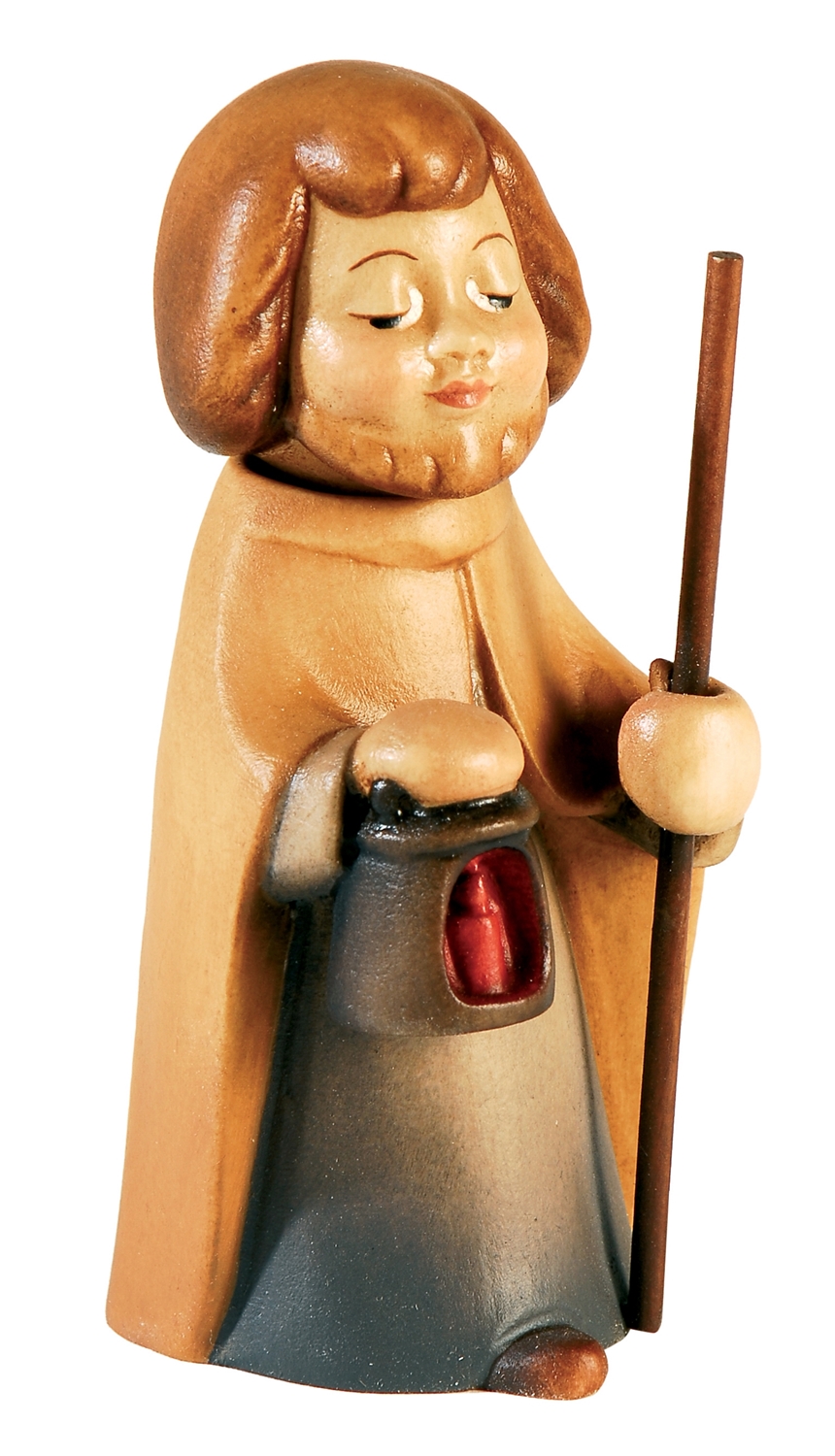 Krippe mit Krippenfiguren Aurora Kollektion 20-teilig Heilige Familie Heiligenfigur Holzfigur