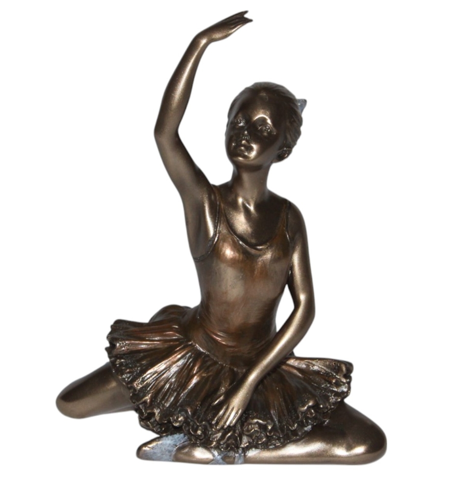 Deko Figur Body Talk Kollektion Ballerina sitzend Mädchen H 14 cm Skulptur Figur Ballett Tänzerin