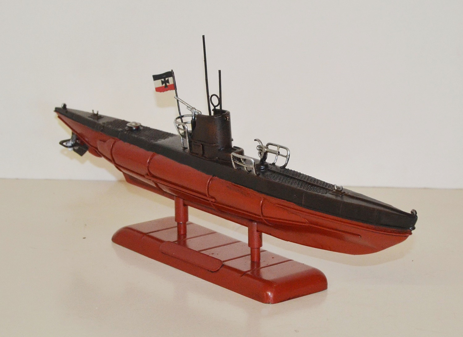 Blechmodell Nostalgie Modell U-Boot Deutsche Kriegsmarine Unterwasserboot Blech L 40 cm