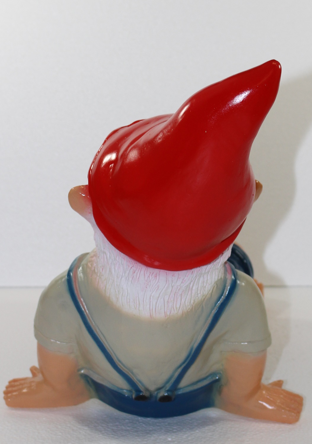 Gartenzwerg Deko Garten Figur Zwerg sitzend (ohne Bank) aus Kunststoff H 41 cm