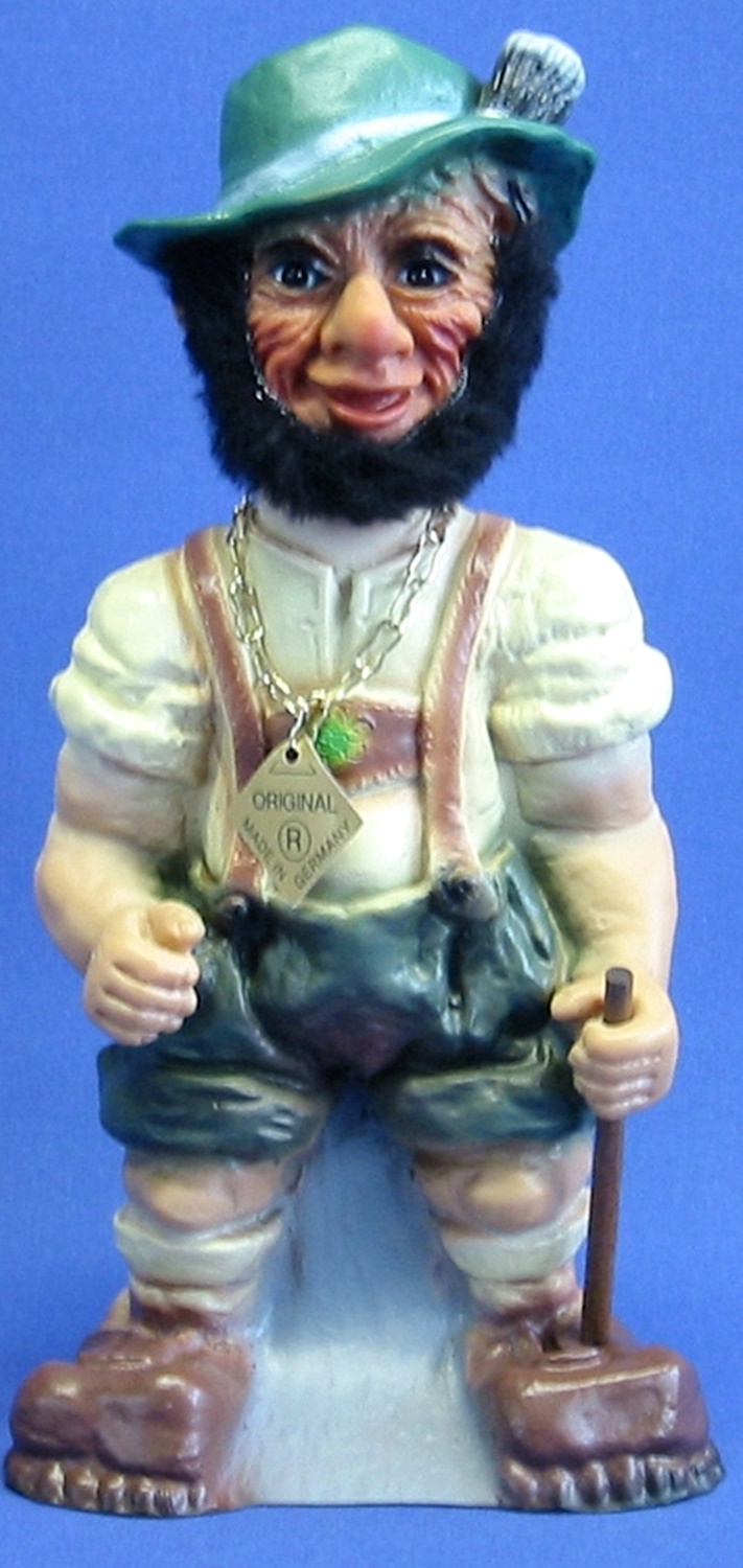 Souvenir Wackel Figur Seppel groß H 26 cm Wackelfigur Original mit Wackelkopf