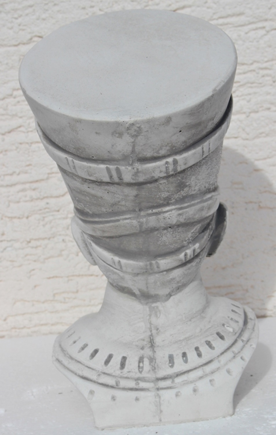 Beton antike Figur Staute ägyptische Pharao Skulptur Büste H 30 cm Dekofigur und Gartenskulptur