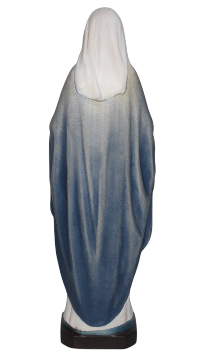 Heiligenfigur Gnadenspenderin Madonna H 12 cm Heilige Maria Schutzpatronin Statue aus Ahornholz