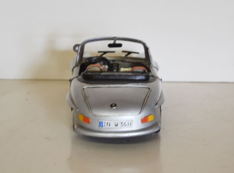 Blechauto Nostalgie Modellauto Oldtimer Mercedes 300 SL aus Blech L 29 cm