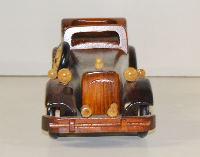 Holzauto Nostalgie Modellauto Oldtimer L 30 cm Nostalgisches Modellwagen aus Holz