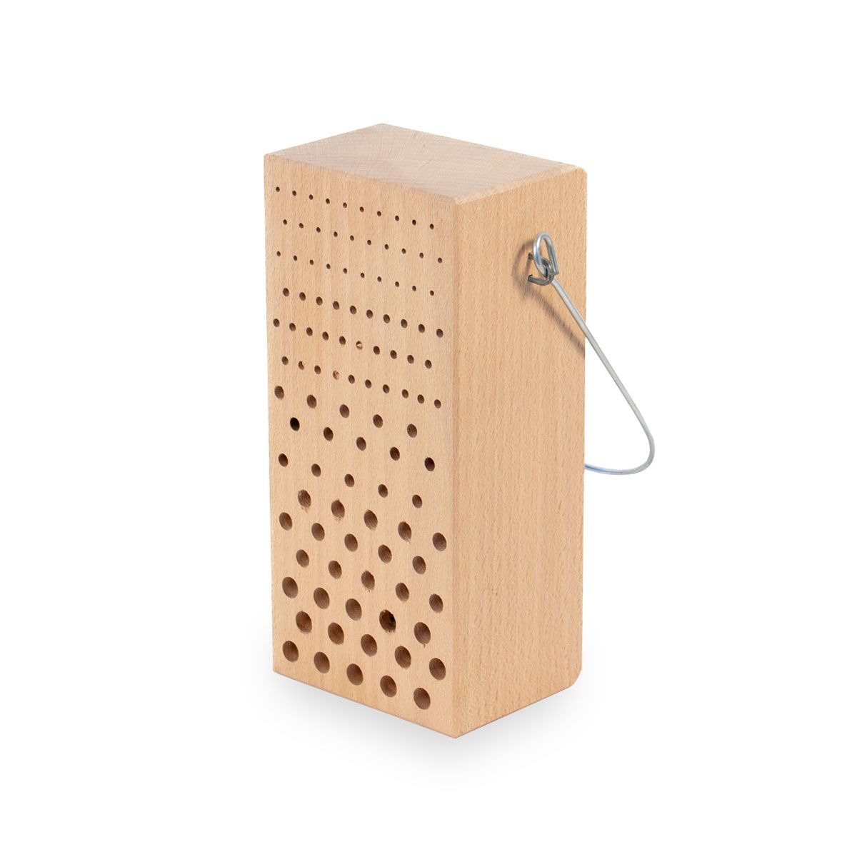 Naturschutzprodukt Insektennistholz aus Hartholz H 24 cm Insektennistblock Artenschutz Produkt