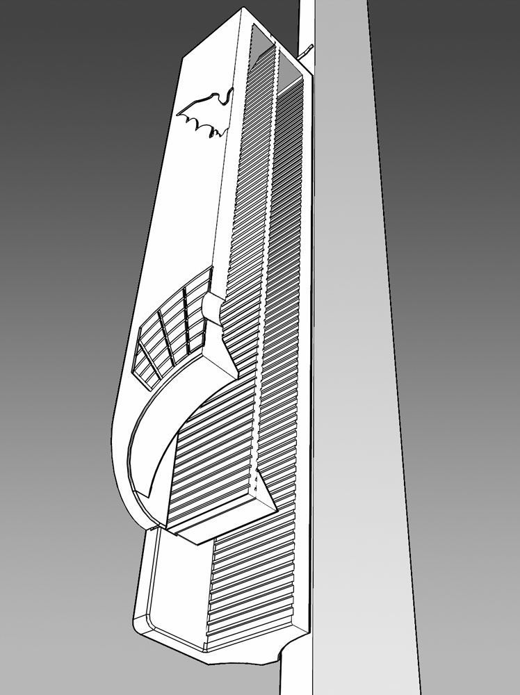 Naturschutzprodukt Fledermaus-Universalhöhle 1FFH Sommerquartier H 87,5cm räubersicher durch Einflug