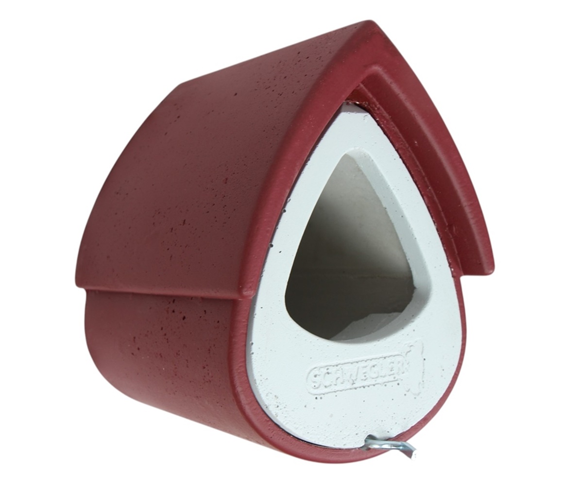 Nisthöhlen Satz 3 Stück Halbhöhle, Zaunkönigkugel, Meisenresidenz Eleganz und Artenschutz rot