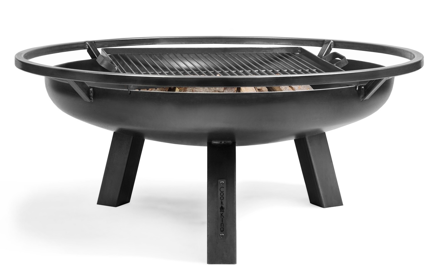 Feuerschale "Porto" Ø 70cm Feuerstelle für den Garten aus Stahl Feuerkorb als Wärmequelle oder Grill