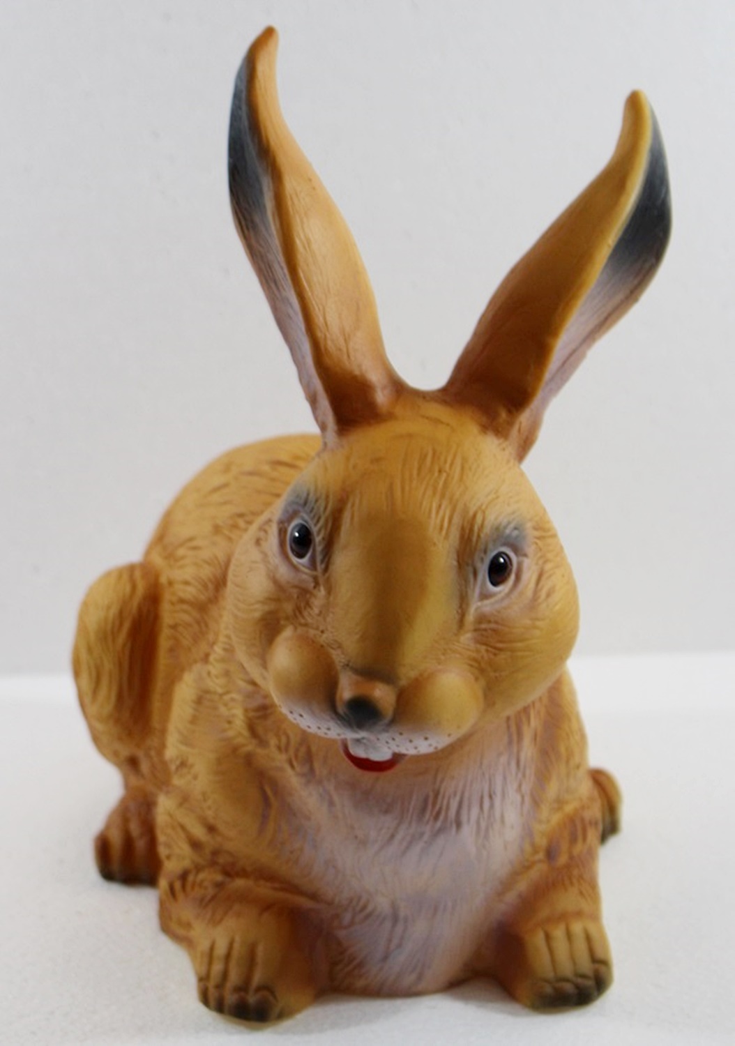 Deko Garten Figur Dekofigur Gartenfigur Tierfigur Hase sitzend aus Kunststoff Höhe 25 cm