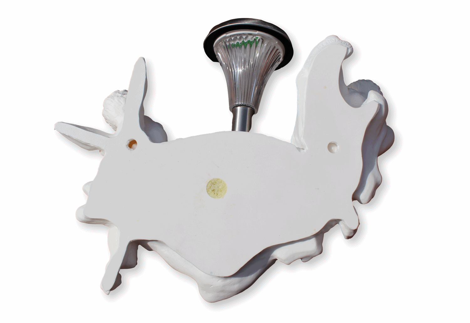 Deko Figur Statue Cestino di uva Engel B 38 cm zum Aufhängen LED Solar Leuchte Skulptur Kunststoff