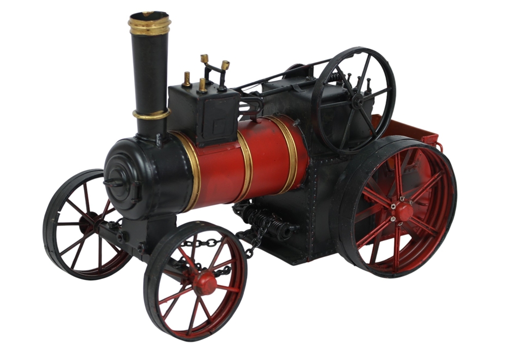 Blechmodell Nostalgie kleine Dampflokomotive L 30 cm Deko Lokomotive Retro Modelllokomotive