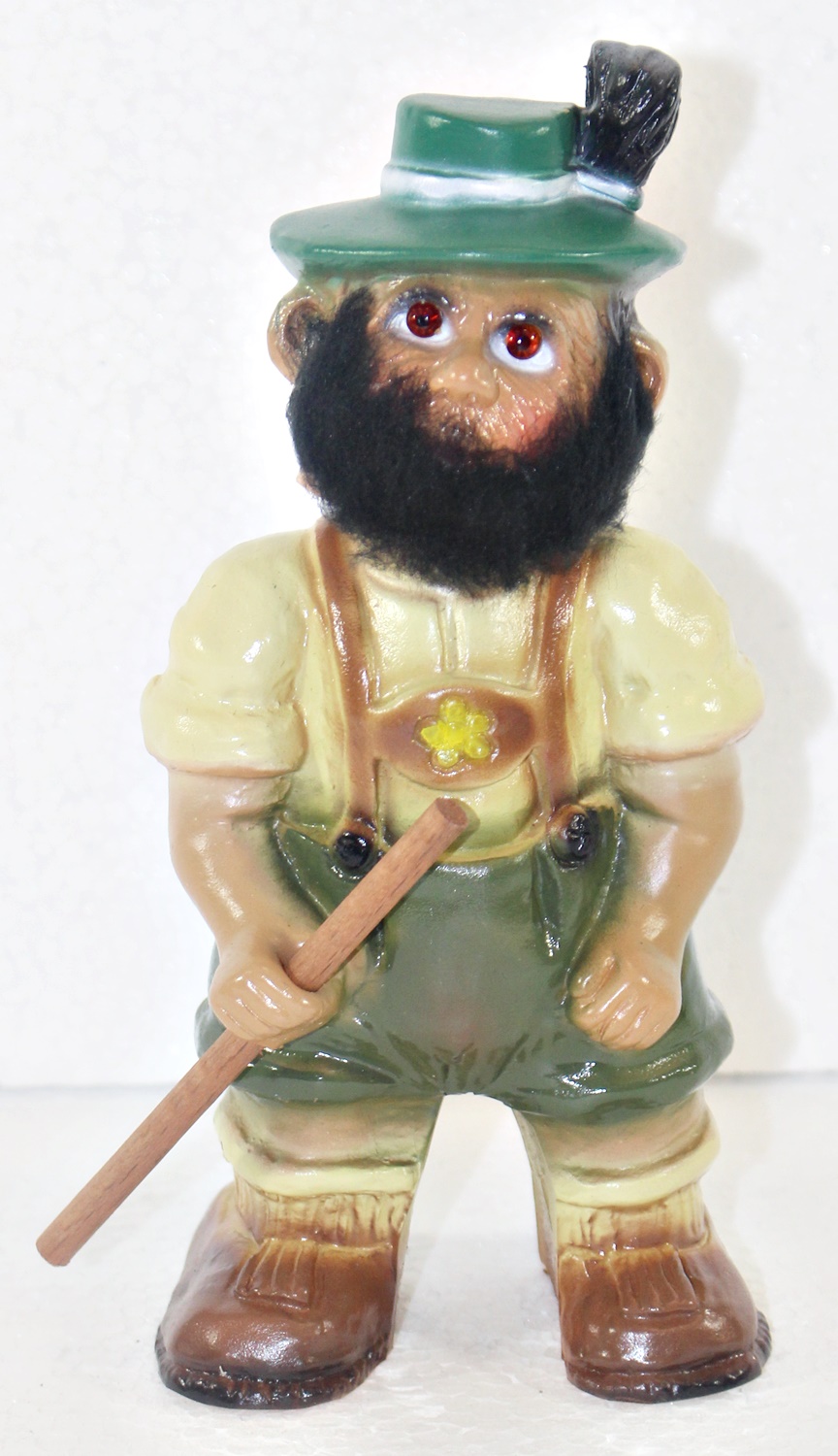 Souvenir Wackel Figur Seppel klein H 17 cm Wackelfigur Original Dekofigur mit Wackelkopf