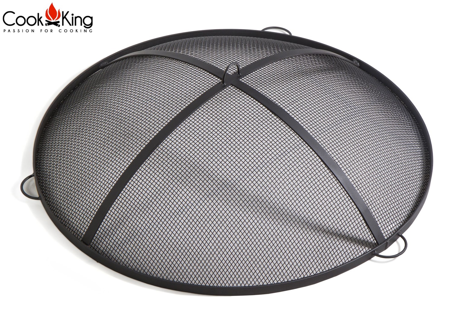 Funkenfang für Feuerschalen Ø 59 cm Feuerstellengitter für Feuerstellen Funkenschutz aus Stahl