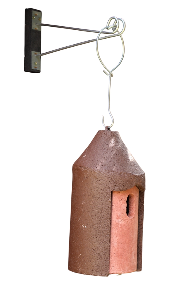 Naturschutzprodukt Nisthöhle  Satz 2 Stück Typ 2M Nistkasten freihängend FT Flugloch 29 x 55 mm