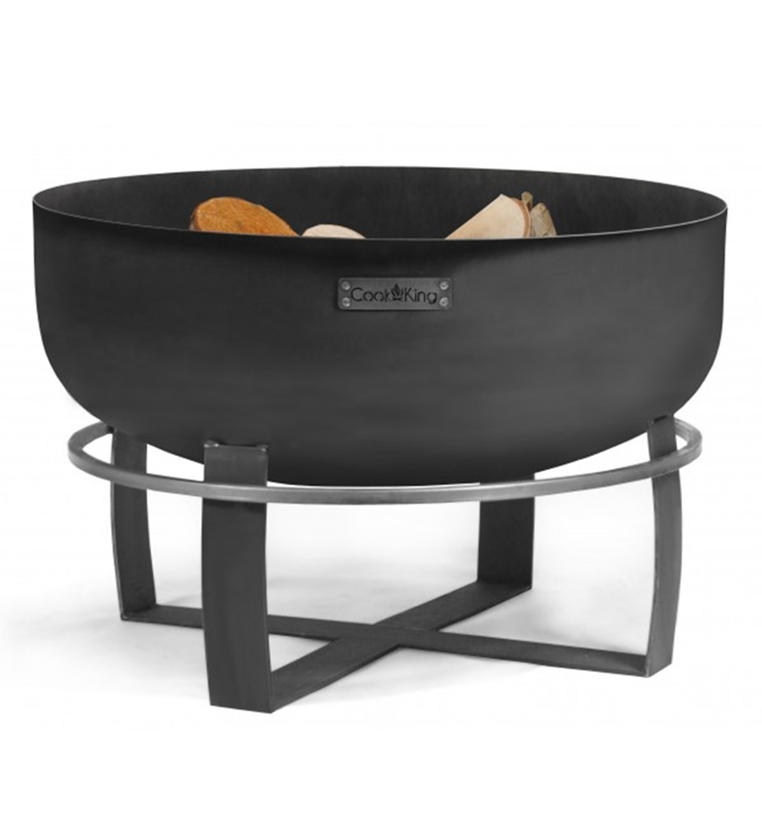Feuerschale XXL Viking D 60 cmGrillschale Feuerstelle für Garten als Grill oder Wärmequelle  Stahl