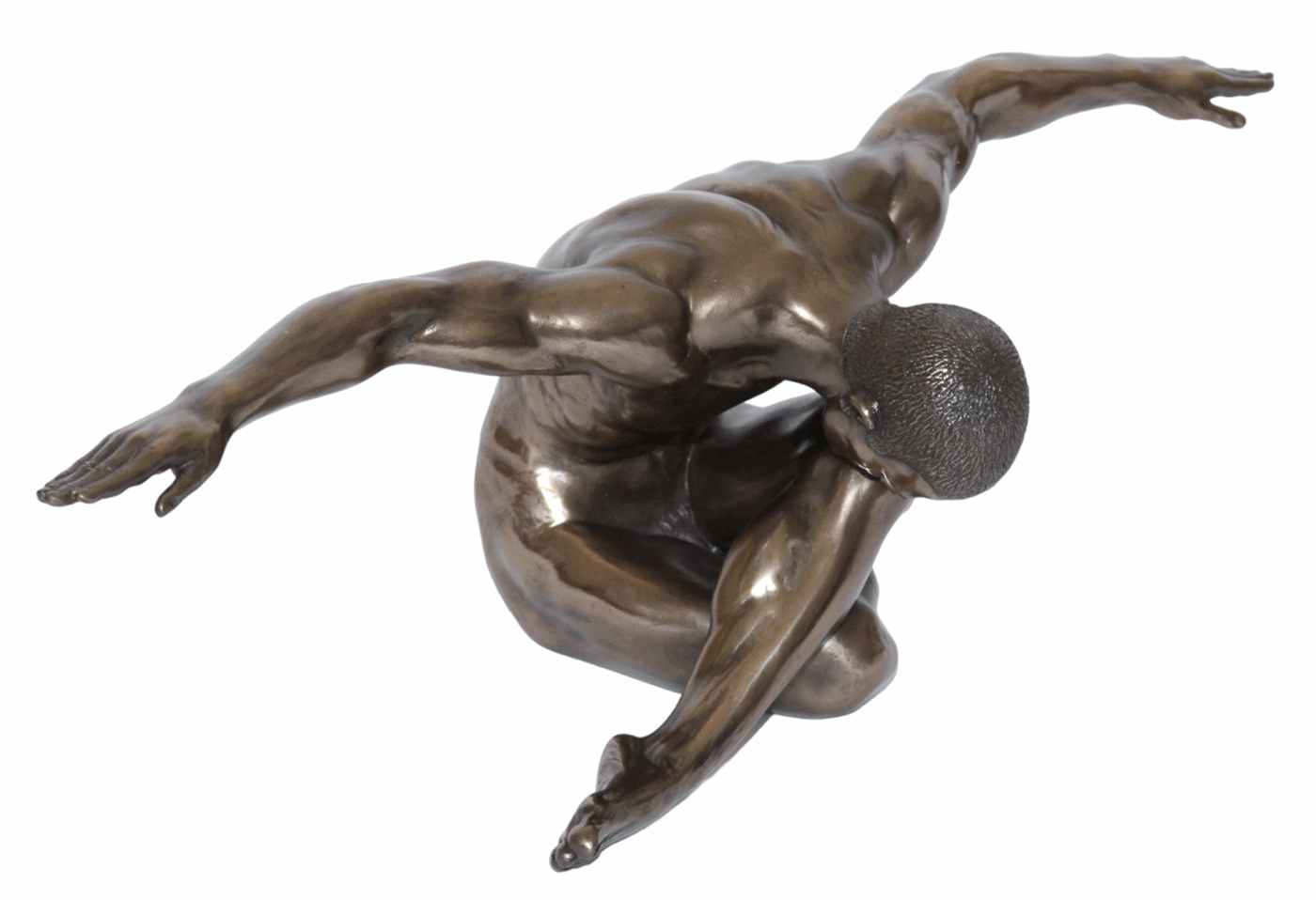 Deko Figur Body Talk Kollektion Nackter Mann L 44 cm Bodybuilder mit ausgestreckten Armen