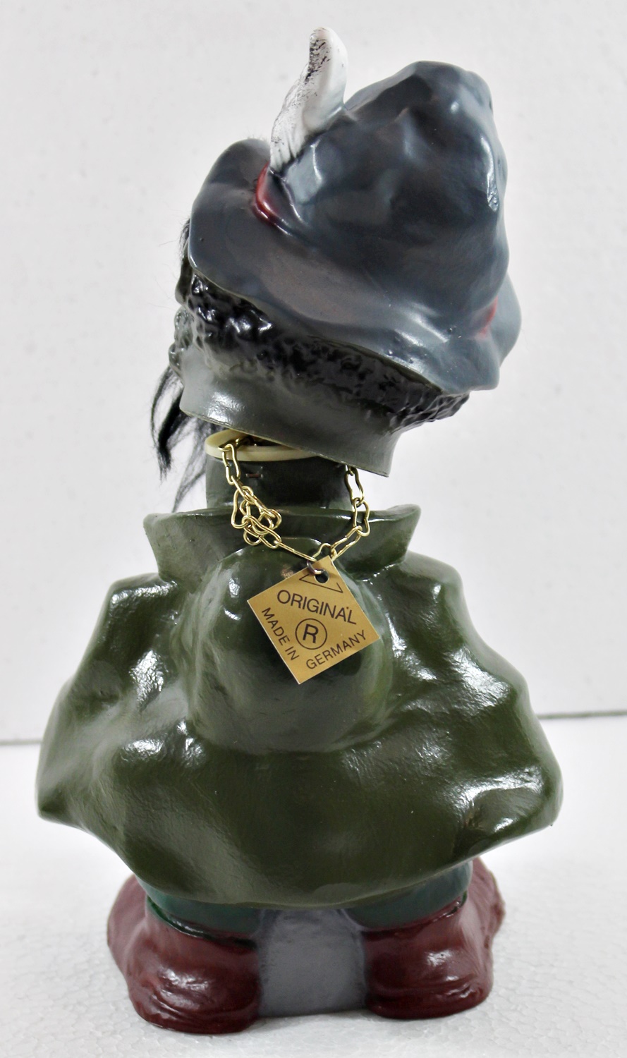 Souvenir Wackel Figur Räuber groß H 22 cm Wackelfigur Original mit Wackelkopf