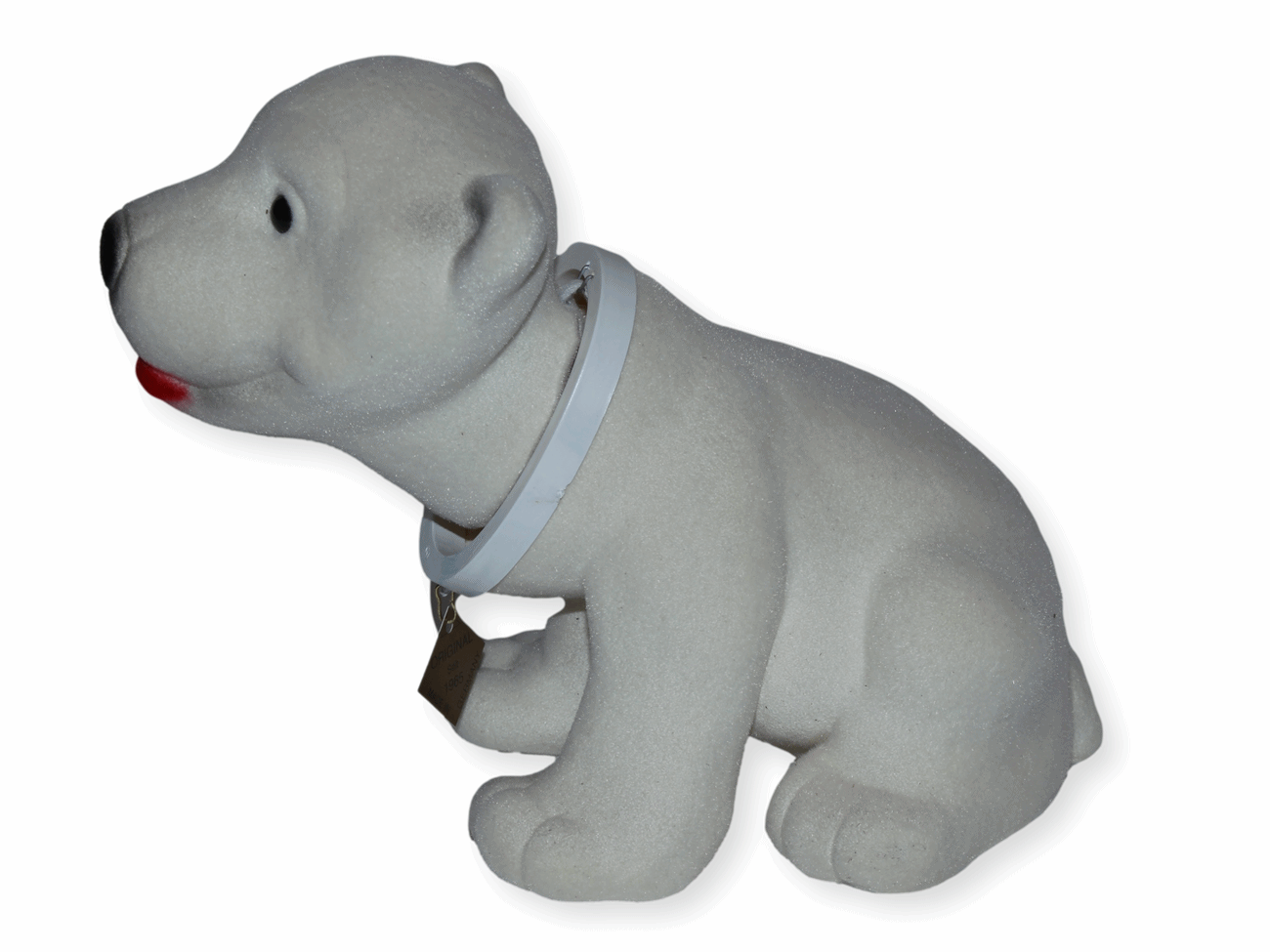 Wackel Figur junger Eisbär Wackelfigur H 17 cm Dekofigur mit Wackelkopf Bobble Head Tierfigur