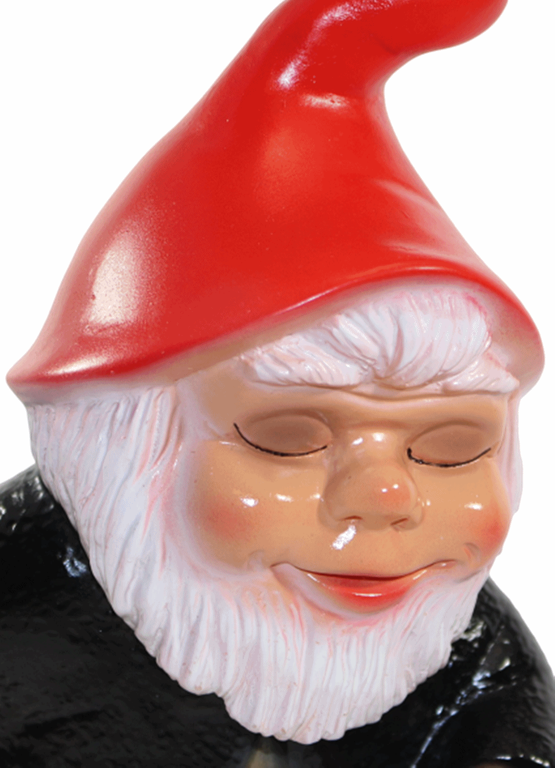 Gartenzwerg Deko Garten Figur Zwerg stehend Scheißerle mit Toilettenpapier aus Kunststoff H 32 cm