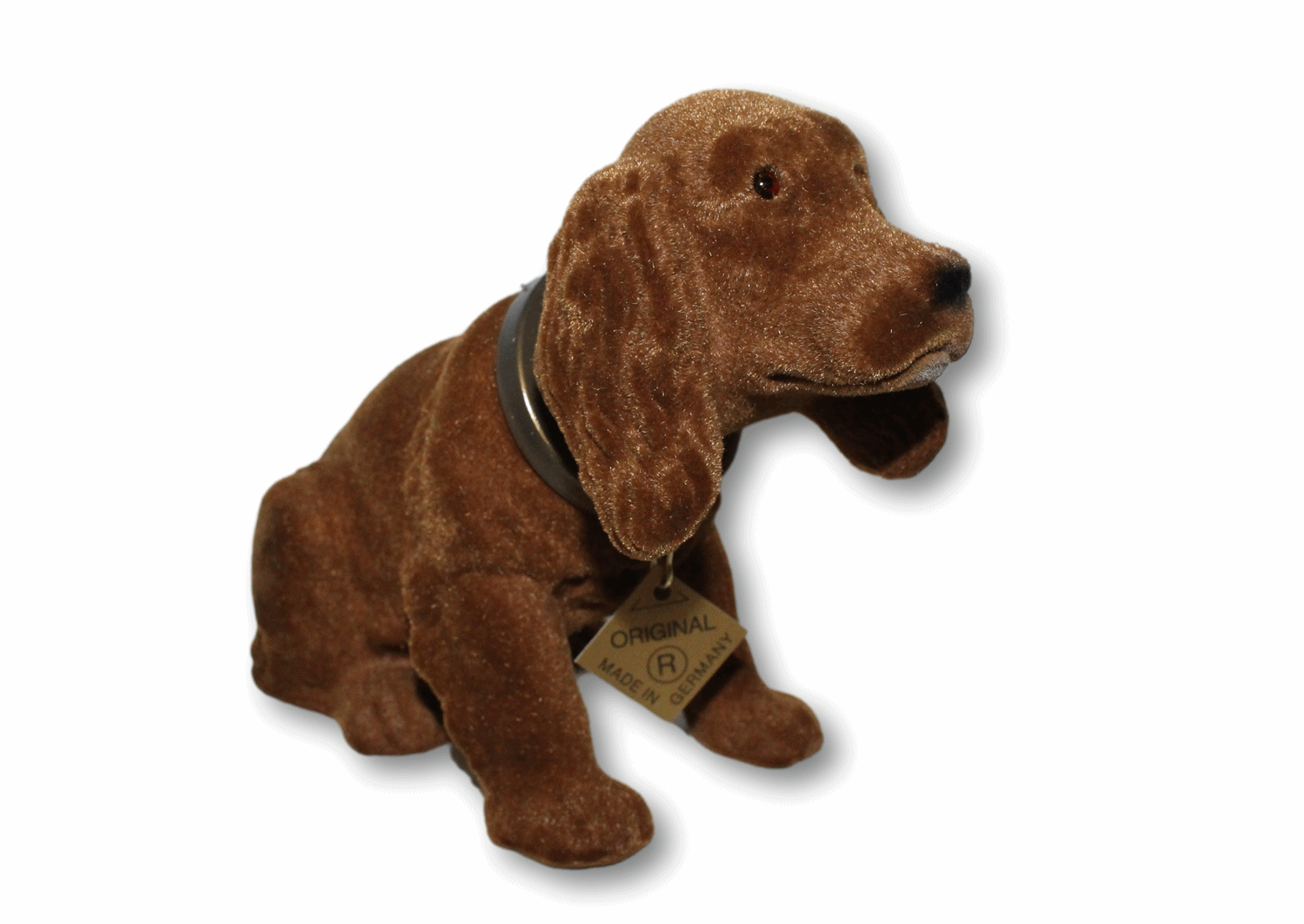 Wackel Figur Hund Cocker Spaniel Wackelfigur H 12,5 cm klein Dekofigur mit Wackelkopf