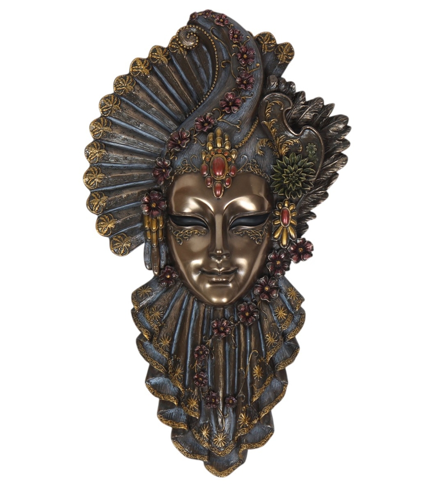 Venezianische Maske Il Gioiello Das Juwel H 32 cm Maske Wanddekoration Dekofigur