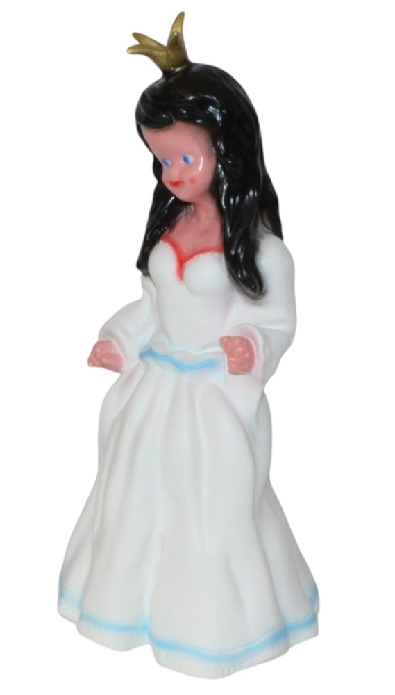 Deko Figur Schneewittchen stehend H 42 cm Märchenfigur Gartenfigur aus Kunststoff