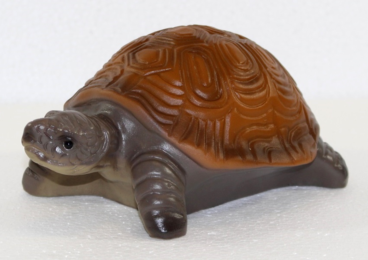 Deko Garten Figur Gartenfigur Tierfigur Teichfigur Schildkröte klein aus Kunststoff Höhe 8 cm