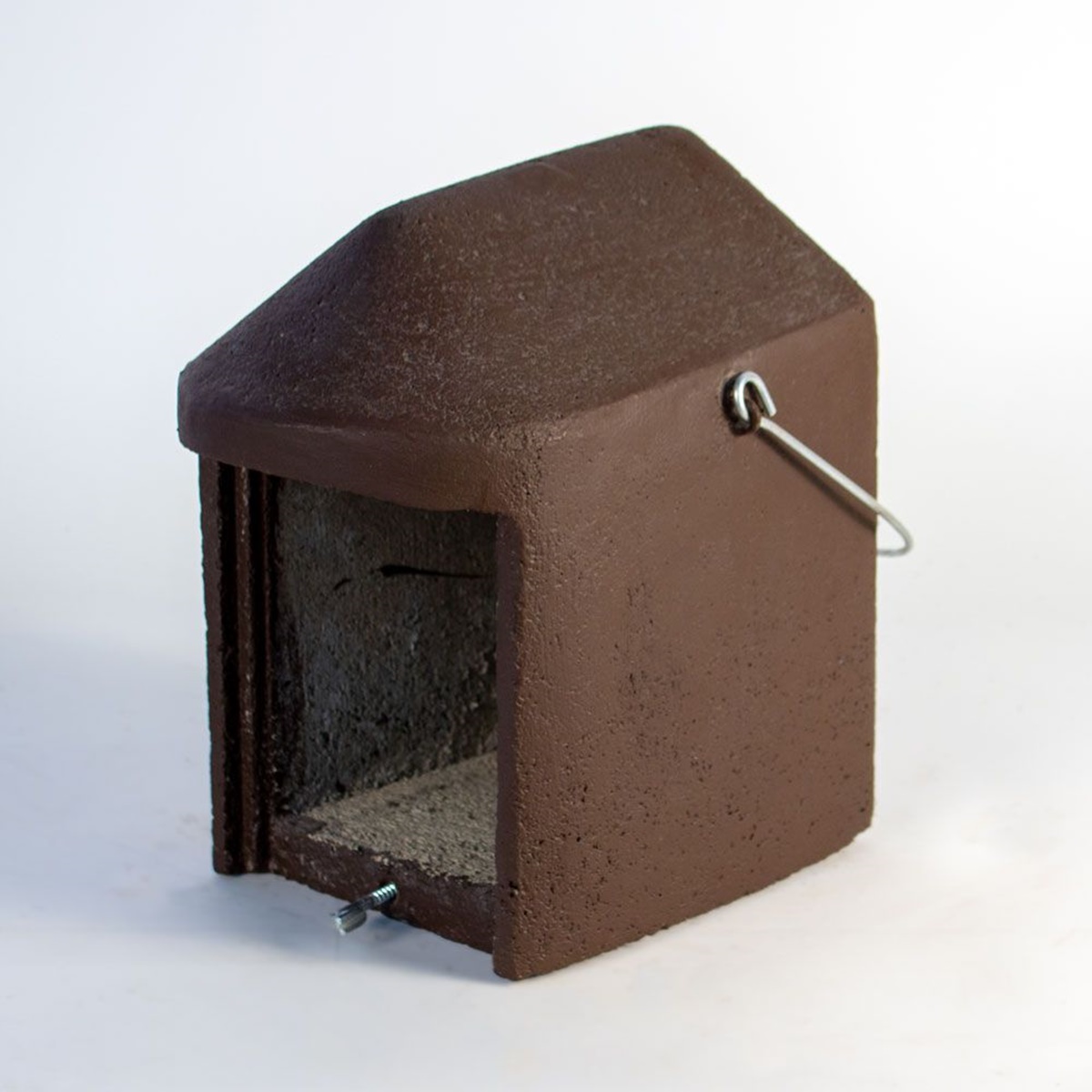 Naturschutzprodukt Nisthöhle Typ 2GR Dreiloch je 27 mm mit Katzen- und Maderschutz Holzbeton