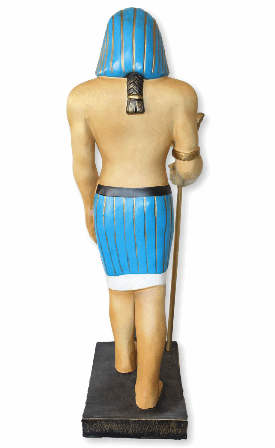 Sonderangebot: Ägyptischer Wächter Große Statue H 122 cm Ägyptische Figur Skulptur aus Kunstharz
