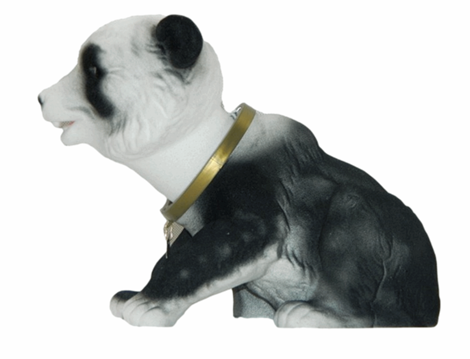 Wackel Figur Pandabär groß Wackelfigur H 19 cm sitzend Dekofigur mit Wackelkopf