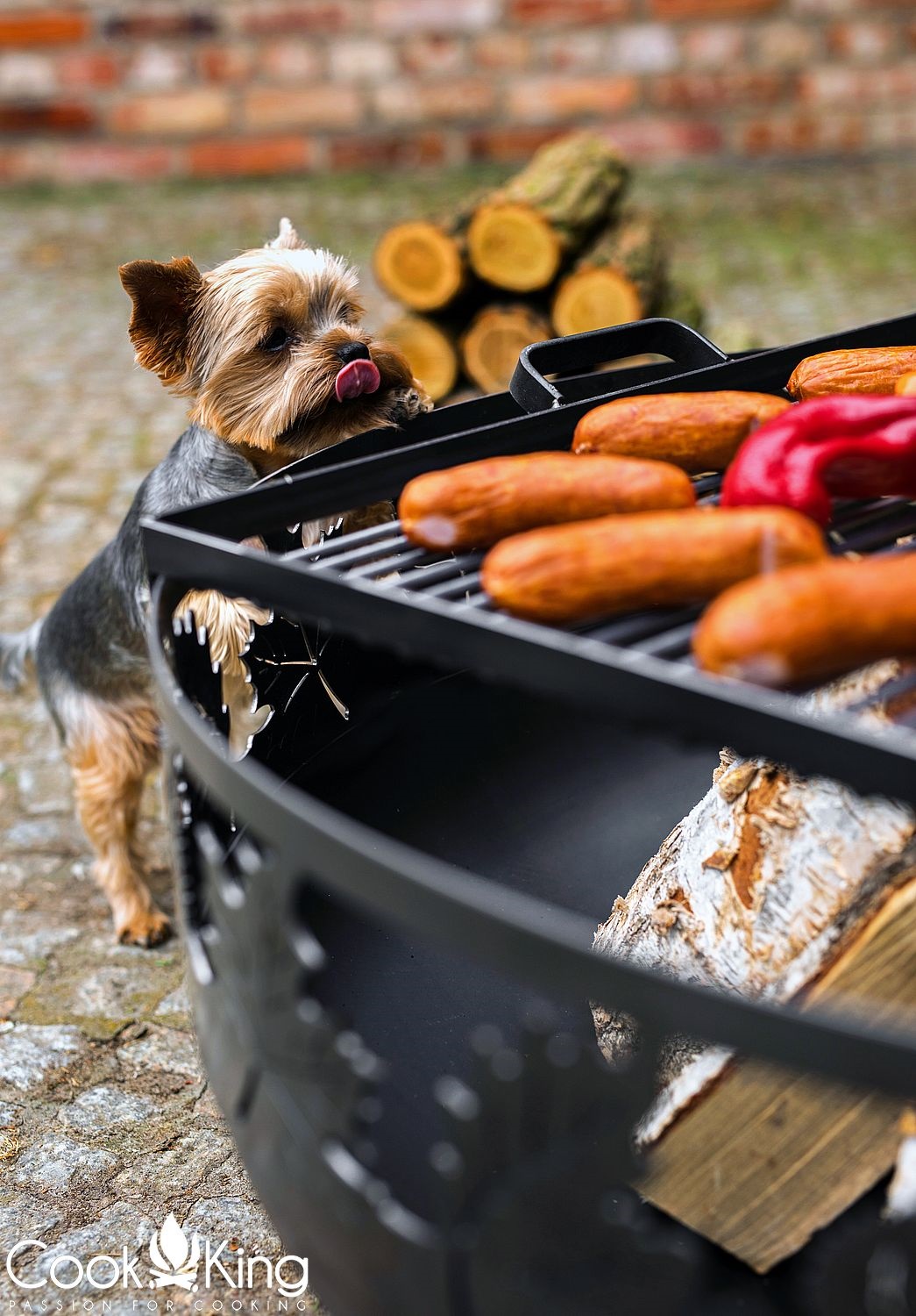 Feuerschale "Toronto" Ø 80 cm Feuerstelle für Garten aus Stahl Feuerkorb als Wärmequelle oder Grill