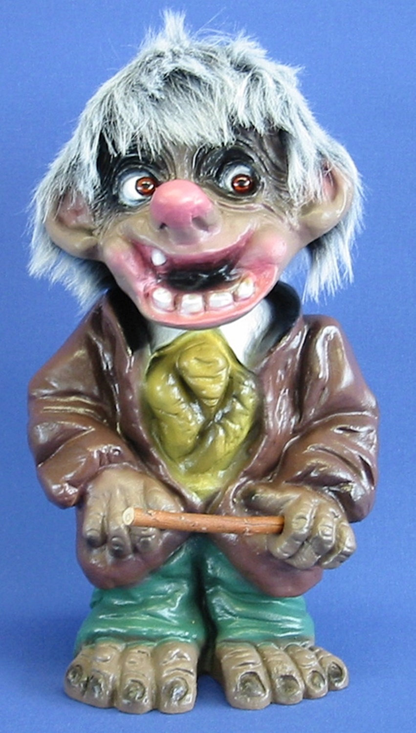 Souvenir Wackel Figur Klau Bruder groß H 26 cm Wackelfigur Dieb Original mit Wackelkopf