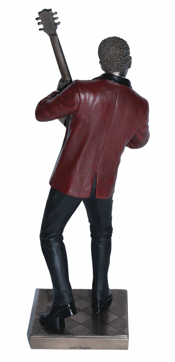 Deko Figur Jazz Musiker Figur Gitarrist H 32 cm Jazz Band Skulptur Dekofigur mit Gitarre