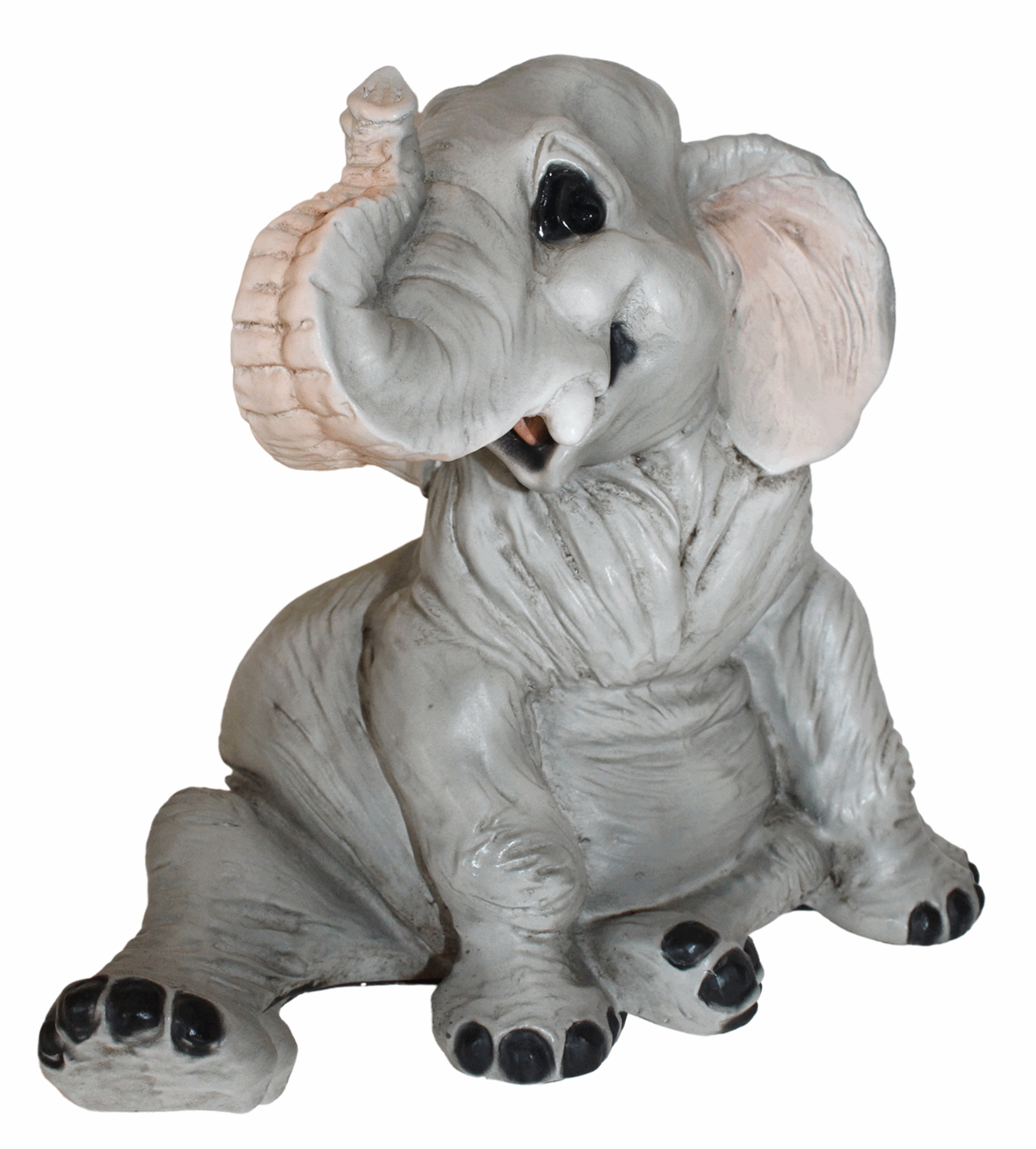 Figur Elefant Baby Elefantenfiguren sitzend u. liegend Tierfigur Kollektion Castagna Resin H 15-21cm