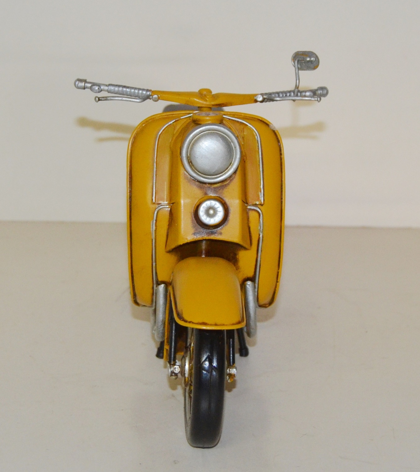 Blechmodell Zweirad Simson Roller Schwalbe Nostalgie Modellmotorrad Oldtimer Modell aus Blech L 29cm