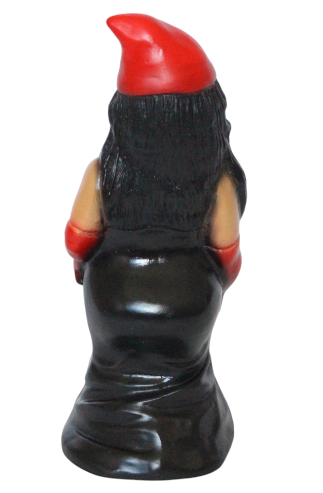 Gartenzwerg Domina Zwergenfrau 30 cm aus Kunststoff - Humorvolle Dekofigur für Garten & Innenbereich