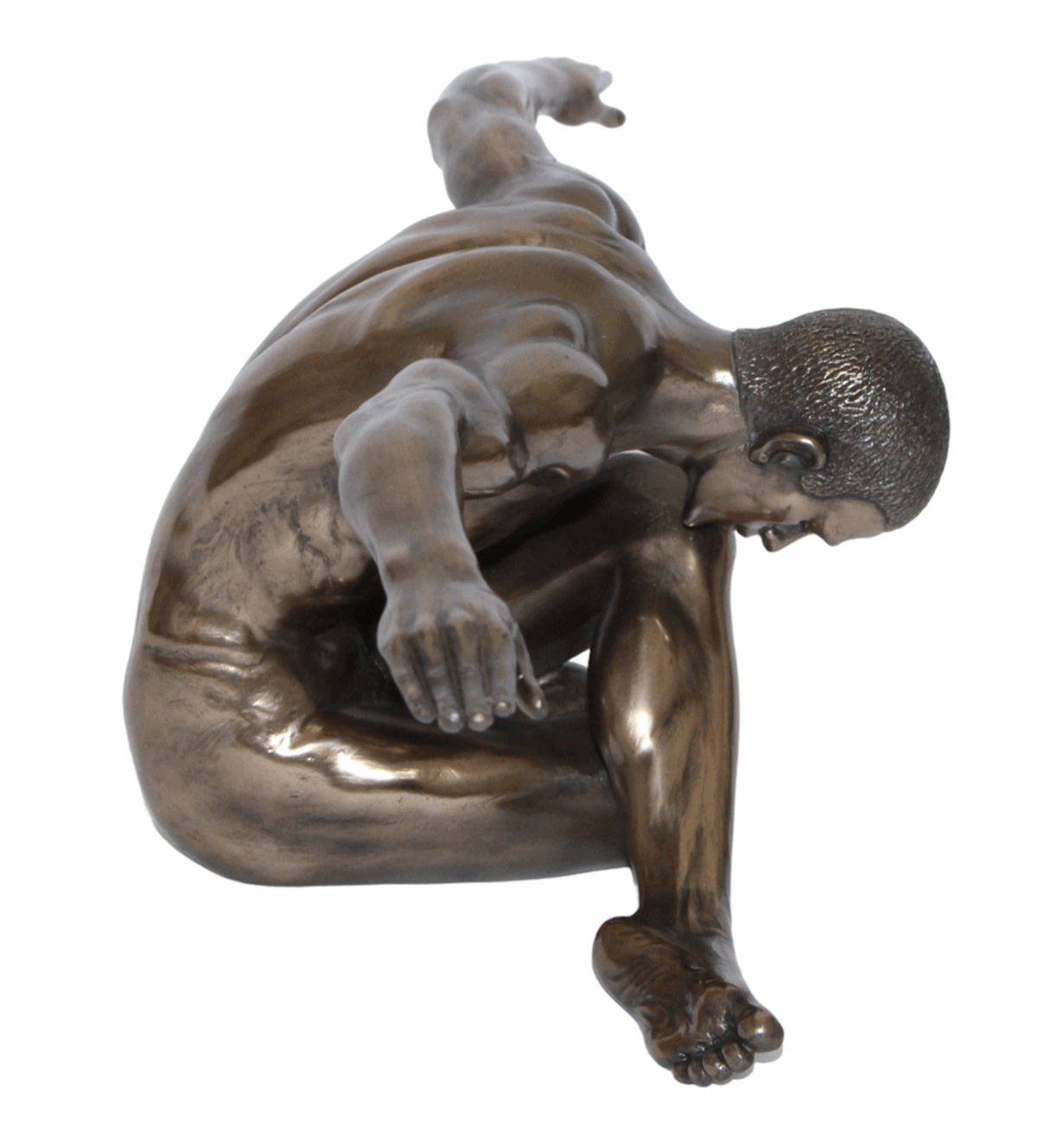 Deko Figur Body Talk Kollektion Nackter Mann L 44 cm Bodybuilder mit ausgestreckten Armen